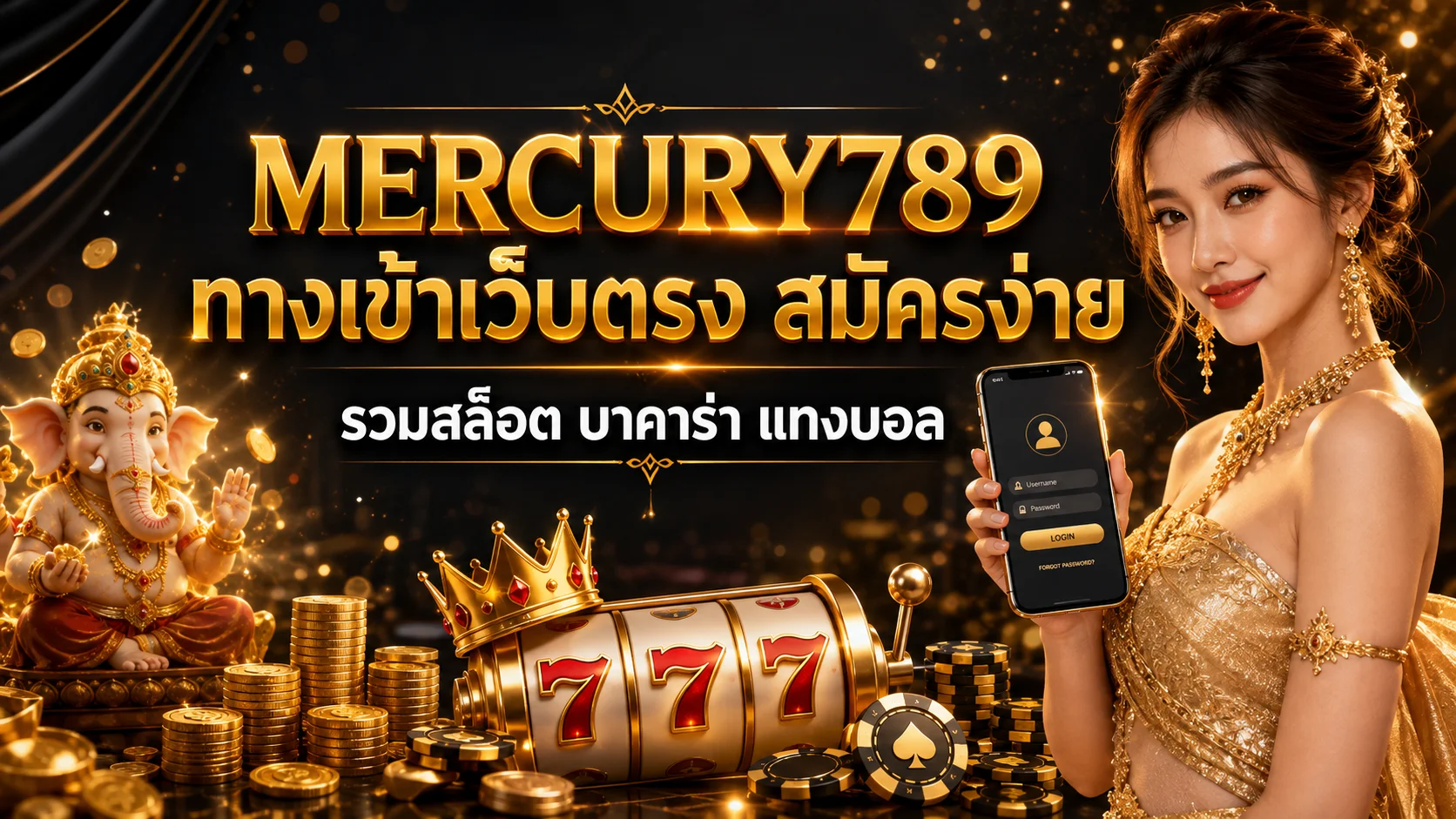 MERCURY789 ทางเข้าเว็บตรง สมัครง่าย | สล็อต บาคาร่า แทงบอล